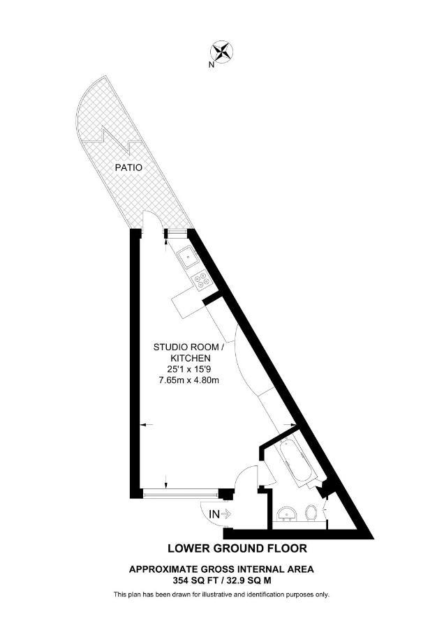 Studio Apartment - Entire Lower Ground Floor - Only 7 Mins Walk Kings Cross St Pancras Station ロンドン エクステリア 写真